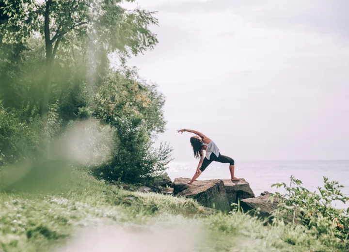 Yoga en el bosque